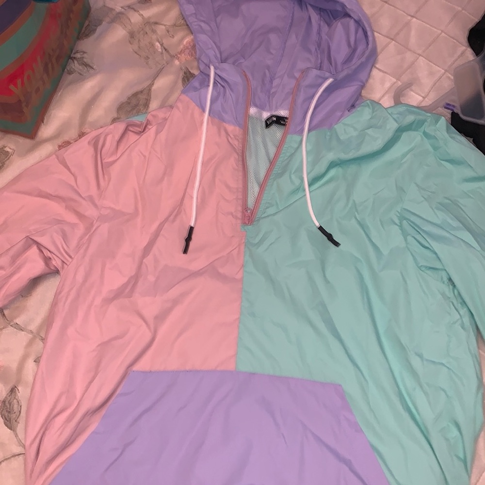Multicolored Windbreaker